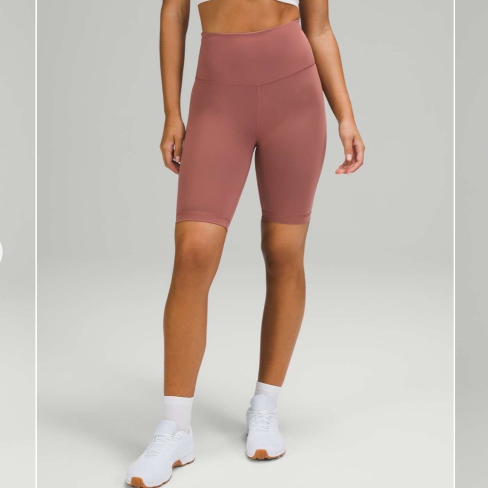 Lululemon Wunder Train High Rise Short in Spiced Chai
